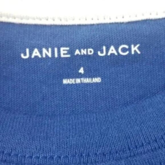 Boys Sz 4 Janie & Jack & True Religion Graphic Tee Shirt Bundle Lot of 3 - Picture 14 of 16